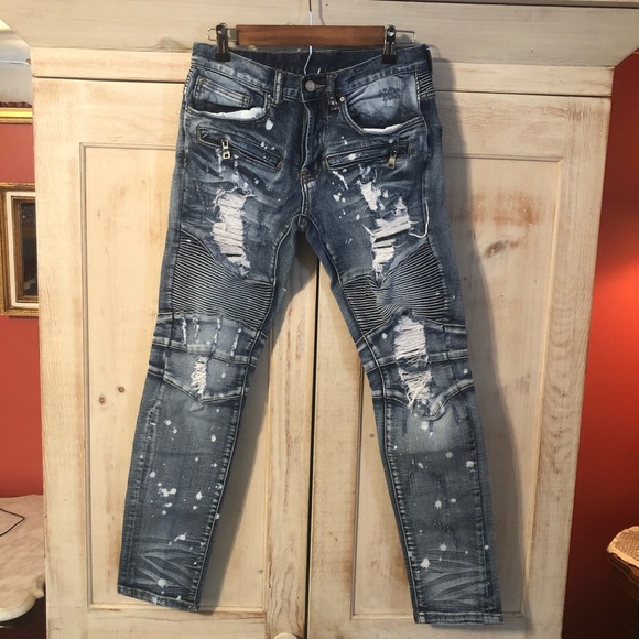 DOPE - Carson Stretch Moto Denim Other - DOPE Carson Stretch Moto Denim Jeans